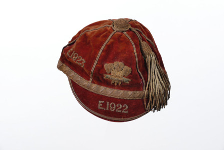 Ernie Foote - Wales Schoolboys cap 1922-23.