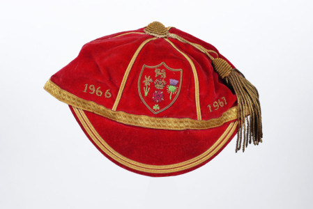 Bob Irving - Great Britain cap 1967.