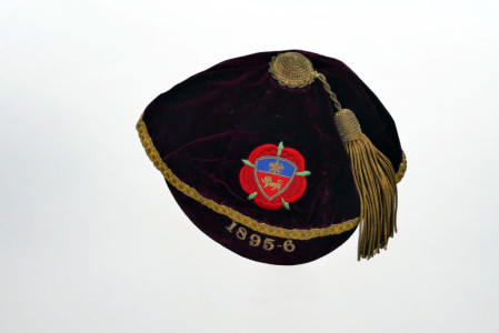 Arthur Lees - Lancashire cap 1895-96.