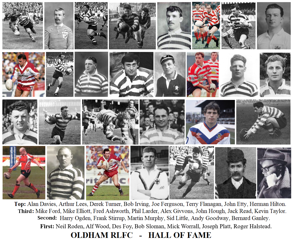 Hall Of Famers All 29 Named